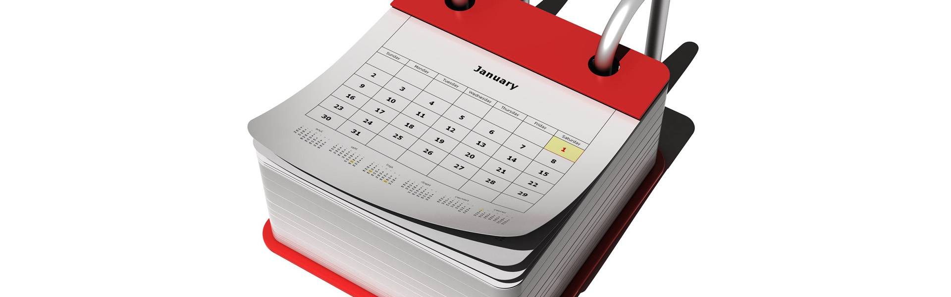 תאריכים באנגלית